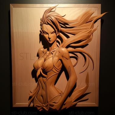 3D модель Yoruichi Shihoin Blitch Canada Tachibana from ANIME (STL)